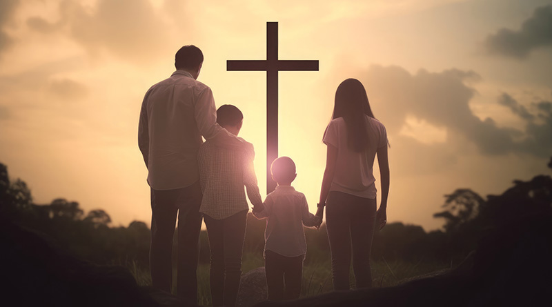 Family at the Cross